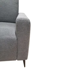 DIVANO 3 POSTI MOD. MURANO CON SEDUTA ESTRAIBILE IN TESSUTO GRIGIO : vendita online DIVANO 3 POSTI MOD. MURANO CON SEDUTA ESTRAIBILE IN TESSUTO GRIGIO in offerta
