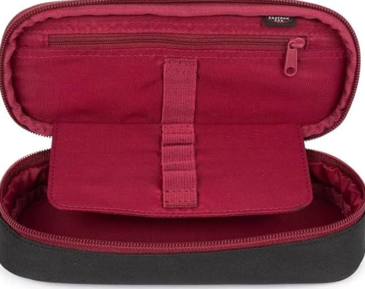 EASTPAK - BUSTINA OVAL SINGLE 22X5X9CM KONTRAST GRADE BURGUNDY: vendita online EASTPAK - BUSTINA OVAL SINGLE 22X5X9CM KONTRAST GRADE BURGUNDY in offerta