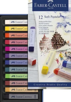 FABER CASTELL - ASTUCCIO 12 PASTELLI CRETE SOFT: vendita online FABER CASTELL - ASTUCCIO 12 PASTELLI CRETE SOFT in offerta