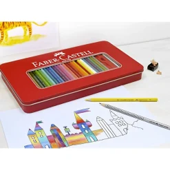 FABER CASTELL - ASTUCCIO 24 MATITE COLORATE PERMANENTI: vendita online FABER CASTELL - ASTUCCIO 24 MATITE COLORATE PERMANENTI in offerta