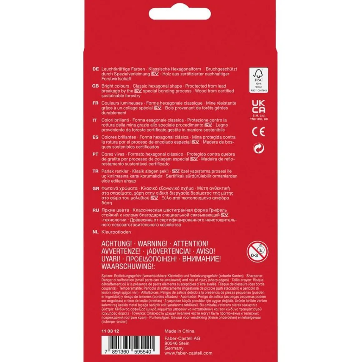 FABER CASTELL - ASTUCCIO 12 + 3 MATITE COLORATE CON TEMPERINO : vendita online FABER CASTELL - ASTUCCIO 12 + 3 MATITE COLORATE CON TEMPERINO in offerta