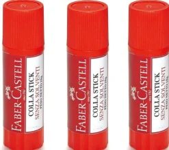 FABER CASTELL - CONFEZIONE 3 TUBETTI COLLA STICK 10GR: vendita online FABER CASTELL - CONFEZIONE 3 TUBETTI COLLA STICK 10GR in offerta