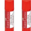 FABER CASTELL - CONFEZIONE 2 TUBETTI COLLA STICK 20GR: vendita online FABER CASTELL - CONFEZIONE 2 TUBETTI COLLA STICK 20GR in offerta
