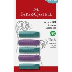 FABER CASTELL - CONFEZIONE 5 GOMMINI SALVAPUNTA GRIP 2001 ASS.: vendita online FABER CASTELL - CONFEZIONE 5 GOMMINI SALVAPUNTA GRIP 2001 ASS. in offerta