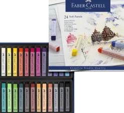 FABER CASTELL - CRETE SOFT ASTUCCIO 24 PASTELLI COLORATI: vendita online FABER CASTELL - CRETE SOFT ASTUCCIO 24 PASTELLI COLORATI in offerta