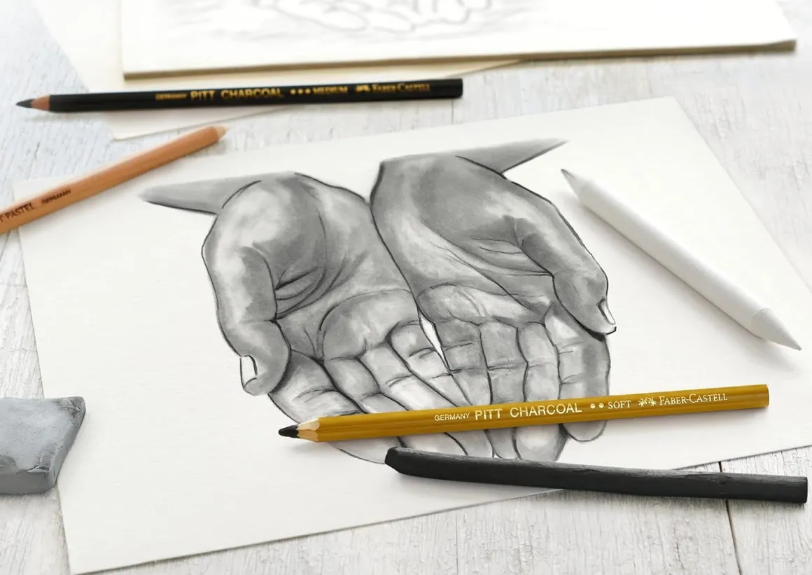 FABER CASTELL - GOLDFABER 7PZ CHARCOAL SKETCH SET : vendita online FABER CASTELL - GOLDFABER 7PZ CHARCOAL SKETCH SET in offerta