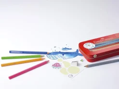 FABER CASTELL - JUMBO GRIP 5PZ MATITE COLORATE : vendita online FABER CASTELL - JUMBO GRIP 5PZ MATITE COLORATE in offerta
