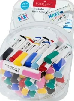 FABER CASTELL - PENNARELLO MARKER PER TESSUTI TEXTILE ASSORTITO: vendita online FABER CASTELL - PENNARELLO MARKER PER TESSUTI TEXTILE ASSORTITO in offerta