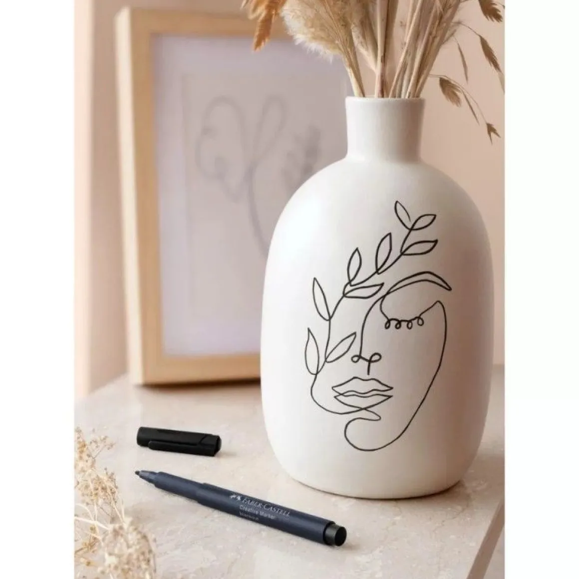 FABER CASTELL - PENNARELLO CREATIVO BIANCO/NERO : vendita online FABER CASTELL - PENNARELLO CREATIVO BIANCO/NERO in offerta
