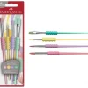 FABER CASTELL - SET 4 PENNELLI SOFT TOUCH COLORI PASTELLO: vendita online FABER CASTELL - SET 4 PENNELLI SOFT TOUCH COLORI PASTELLO in offerta