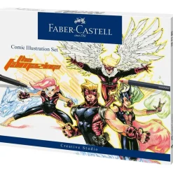 FABER CASTELL - SET COMIC ILLUSTRATION : vendita online FABER CASTELL - SET COMIC ILLUSTRATION in offerta