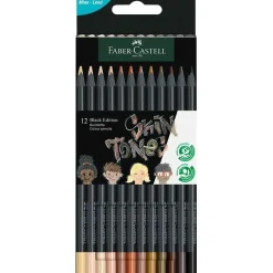 FABER CASTELL - SKIN TONES ASTUCCIO 12 MATITE COLORATE : vendita online FABER CASTELL - SKIN TONES ASTUCCIO 12 MATITE COLORATE in offerta