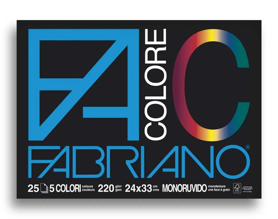 FABRIANO - ALBUM DA DISEGNO COLORE 25 FOGLI: vendita online FABRIANO - ALBUM DA DISEGNO COLORE 25 FOGLI in offerta