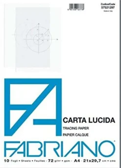 FABRIANO - BLOCCO CARTA LUCIDA A4 10 FOGLI: vendita online FABRIANO - BLOCCO CARTA LUCIDA A4 10 FOGLI in offerta