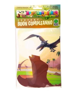 FESTONE BUON COMPLEANNO DINOSAURI L.138CMX24,5CM: vendita online FESTONE BUON COMPLEANNO DINOSAURI L.138CMX24,5CM in offerta
