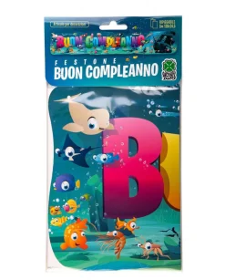 FESTONE BUON COMPLEANNO PESCI L.138CMX24,5CM: vendita online FESTONE BUON COMPLEANNO PESCI L.138CMX24,5CM in offerta