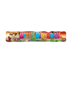FESTONE HAPPY BIRTHDAT DINOSAURI L.138CMX24,5CM: vendita online FESTONE HAPPY BIRTHDAT DINOSAURI L.138CMX24,5CM in offerta