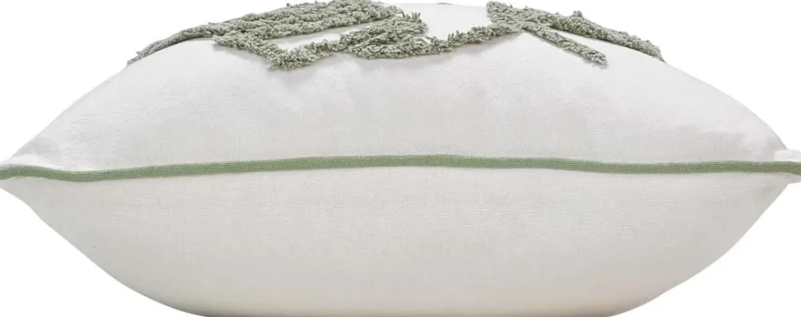 FODERA PER CUSCINO MAHE CM 40X40 BIANCO/VERDE: vendita online FODERA PER CUSCINO MAHE CM 40X40 BIANCO/VERDE in offerta