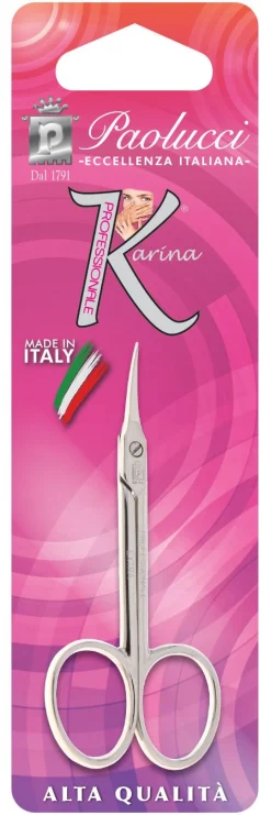 FORBICI PER MANICURE CON PUNTE A LANCIA CURVE EXTRA 3 POLLICI - LINEA KARINA: vendita online FORBICI PER MANICURE CON PUNTE A LANCIA CURVE EXTRA 3 POLLICI - LINEA KARINA in offerta