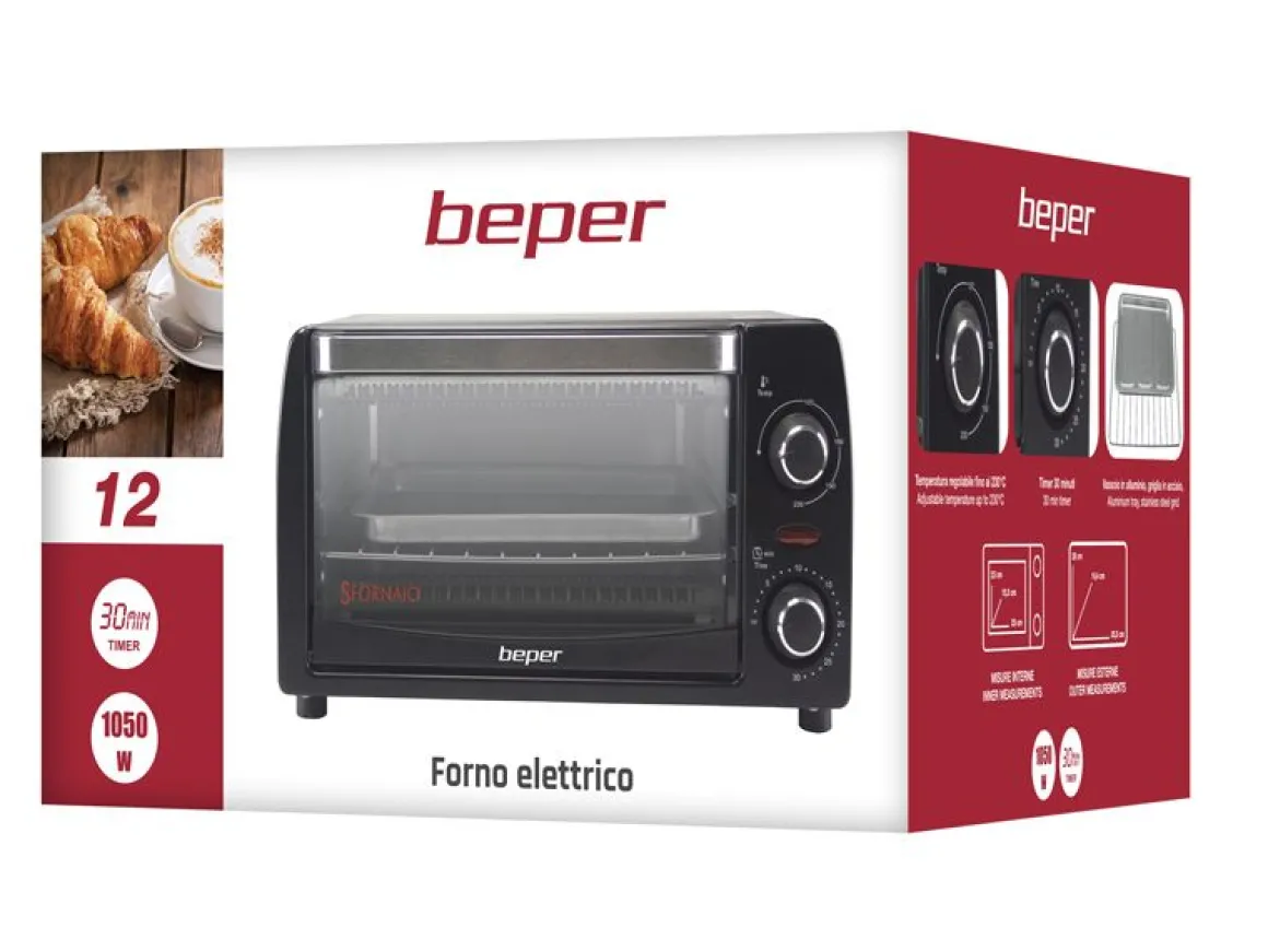 FORNO ELETTRICO 12LT 1050W 35.5X28X19.5CM