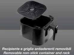 FRIGGITRICE AD ARIA CALDA DIGITALE 1400W 5LT