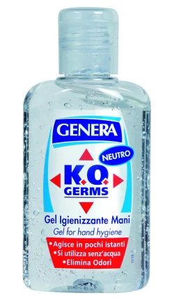 GENERA GEL IGIENIZZANTE MANI 80ML NEUTRO KO GERMS: vendita online GENERA GEL IGIENIZZANTE MANI 80ML NEUTRO KO GERMS in offerta
