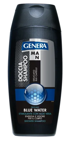 GENERA MAN DOCCIA SHAMPOO 300ML BLUE WATER: vendita online GENERA MAN DOCCIA SHAMPOO 300ML BLUE WATER in offerta