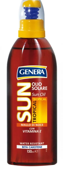 GENERA SUN OLIO SOLARE 150ML TROPICAL BETA CAROTENE: vendita online GENERA SUN OLIO SOLARE 150ML TROPICAL BETA CAROTENE in offerta