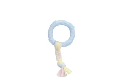 GIOCO ANELLO 70MM IN TPE CON TRECCIA IN COTONE COLORI ASSORTITI: vendita online GIOCO ANELLO 70MM IN TPE CON TRECCIA IN COTONE COLORI ASSORTITI in offerta