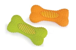 GIOCO IN LATEX CON SQUEAKER - OSSO CON PUNTE 13CM: vendita online GIOCO IN LATEX CON SQUEAKER - OSSO CON PUNTE 13CM in offerta