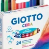 GIOTTO - ASTUCCIO 24 PASTELLI A CERA: vendita online GIOTTO - ASTUCCIO 24 PASTELLI A CERA in offerta