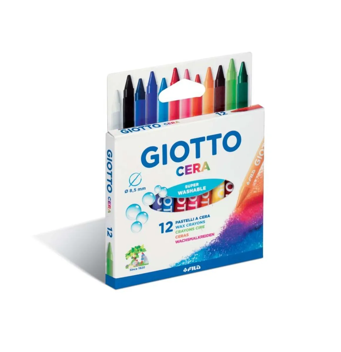 GIOTTO - ASTUCCIO 12 PASTELLI A CERA : vendita online GIOTTO - ASTUCCIO 12 PASTELLI A CERA in offerta