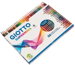 GIOTTO - SUPERMINA ASTUCCIO 36 PASTELLI COLORATI: vendita online GIOTTO - SUPERMINA ASTUCCIO 36 PASTELLI COLORATI in offerta
