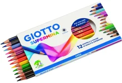 GIOTTO - SUPERMINA ASTUCCIO 12 PASTELLI COLORATI : vendita online GIOTTO - SUPERMINA ASTUCCIO 12 PASTELLI COLORATI in offerta