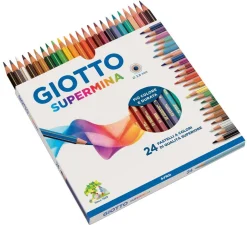GIOTTO - SUPERMINA ASTUCCIO 24 PASTELLI : vendita online GIOTTO - SUPERMINA ASTUCCIO 24 PASTELLI in offerta