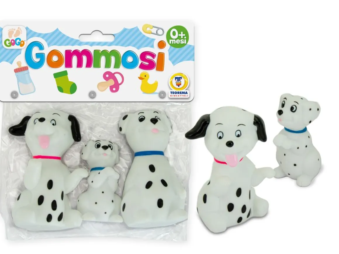 GOGO - SET 3 GOMMOSI FAMILY CANI DALMATA: vendita online GOGO - SET 3 GOMMOSI FAMILY CANI DALMATA in offerta