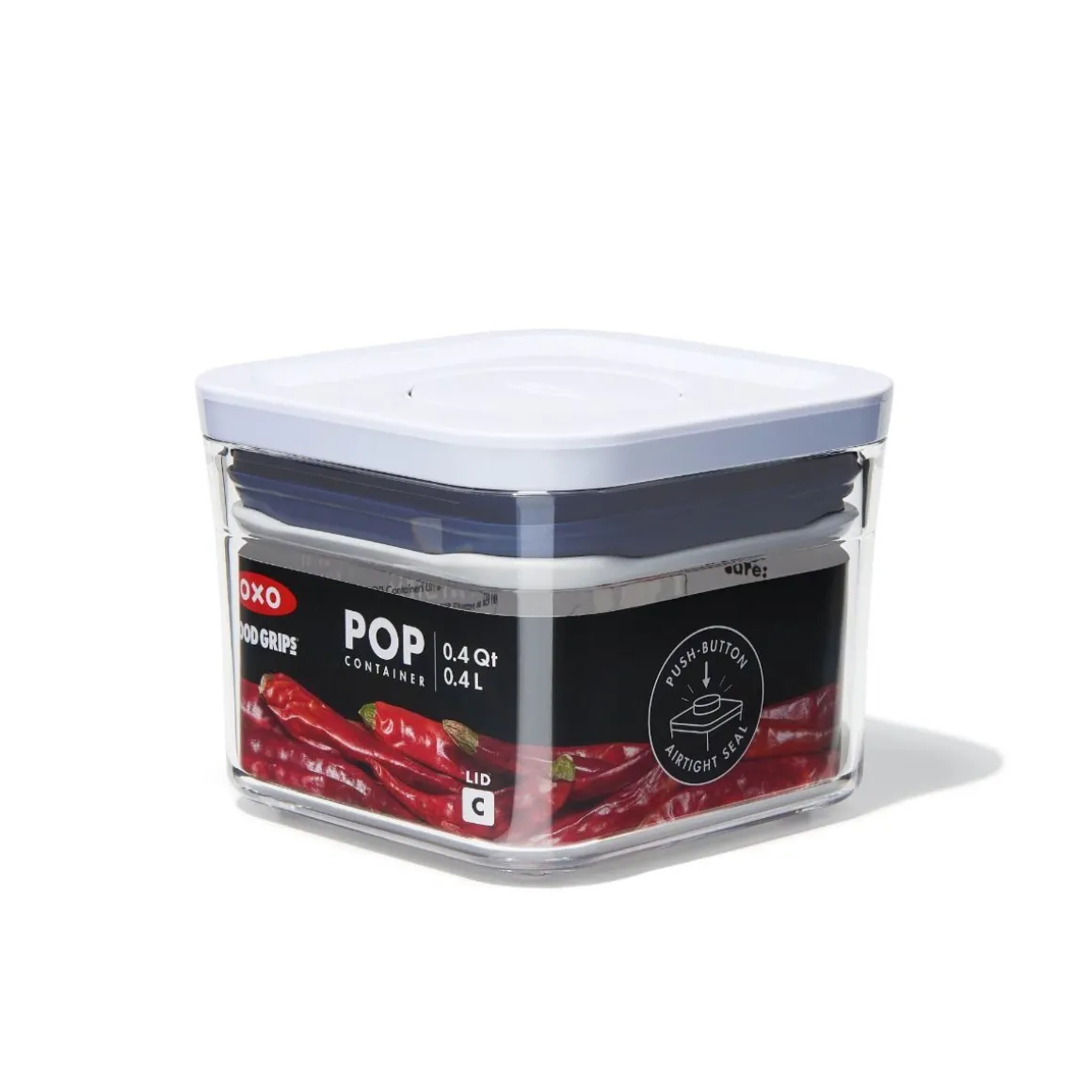 GOOD GRIPS - CONTENITORE POP PICCOLO QUADRATO MINI 10.8X10.8X7.9CM 0.4LT