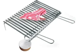Graticola raccoglisugo in acciaio inox con piedi: i migliori accessori Barbecue