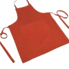 GREMBIULE PETTORINA CHOU TINTA UNITA MATTONE 100% COTONE: vendita online GREMBIULE PETTORINA CHOU TINTA UNITA MATTONE 100% COTONE in offerta