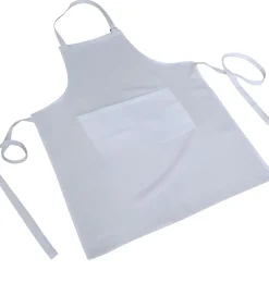 GREMBIULE PETTORINA CHOU TINTA UNITA GHIACCIO 100% COTONE: vendita online GREMBIULE PETTORINA CHOU TINTA UNITA GHIACCIO 100% COTONE in offerta