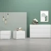 GRUPPO LETTO DOVER BIANCO FRASSINATO