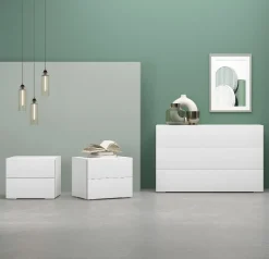 GRUPPO LETTO DOVER BIANCO FRASSINATO