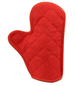 GUANTO DA FORNO IN COTONE 20X27CM ROSSO: vendita online GUANTO DA FORNO IN COTONE 20X27CM ROSSO in offerta