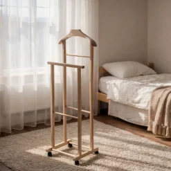 INDOSSATORE DOPPIO DA CAMERA IN LEGNO NATURALE : vendita online INDOSSATORE DOPPIO DA CAMERA IN LEGNO NATURALE in offerta