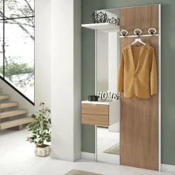INGRESSO COMPLETO BIANCO E NOCE: MOBILE DA INGRESSO