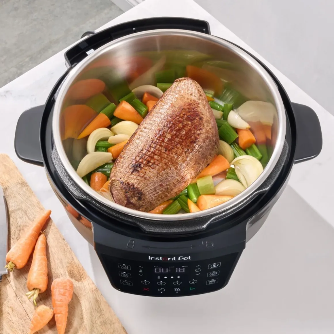 INSTANT POT - MULTICOOKER XL RIO 7.1LT IN ACCIAIO NERO