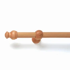 KIT BASIC LEGNO - BASTONE PER TENDA COLORE PINO 120CM : vendita online KIT BASIC LEGNO - BASTONE PER TENDA COLORE PINO 120CM in offerta