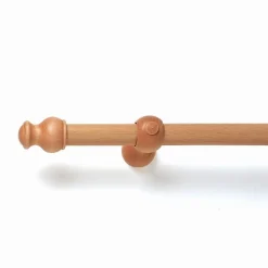 KIT BASIC LEGNO - BASTONE PER TENDA COLORE PINO 200CM : vendita online KIT BASIC LEGNO - BASTONE PER TENDA COLORE PINO 200CM in offerta