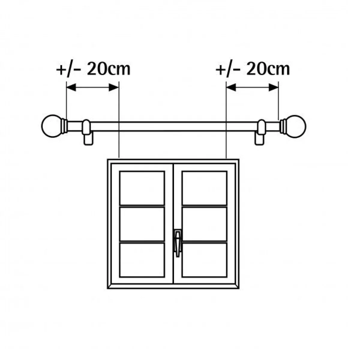 KIT METALLO 19MM - MODELLO SFERA ANELLO BIANCO 160-300CM: vendita online KIT METALLO 19MM - MODELLO SFERA ANELLO BIANCO 160-300CM in offerta