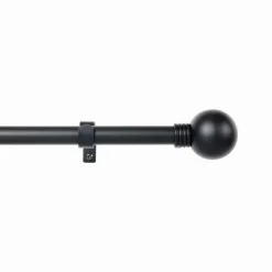 KIT 5PZ PALO IN METALLO 19MM - MODELLO SFERA ANELLO NERO 110-200CM: vendita online KIT 5PZ PALO IN METALLO 19MM - MODELLO SFERA ANELLO NERO 110-200CM in offerta